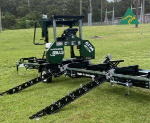 Log Loading and Rolling Ramp for GT26 / GT34 Deluxe - Hardwood Mills