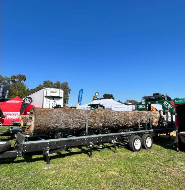 portable sawmill gt40 trailer model a