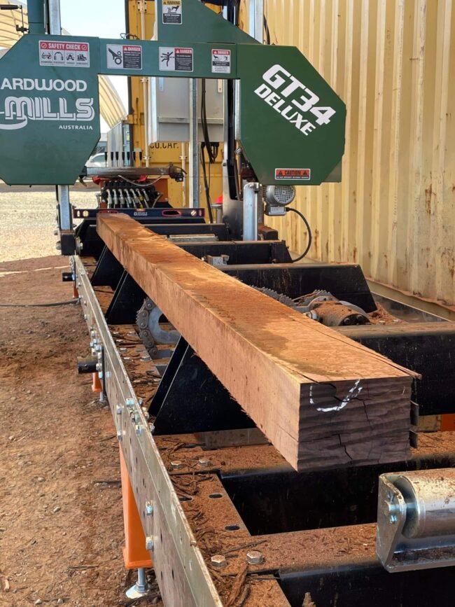 portable sawmill gt34 trailer model d