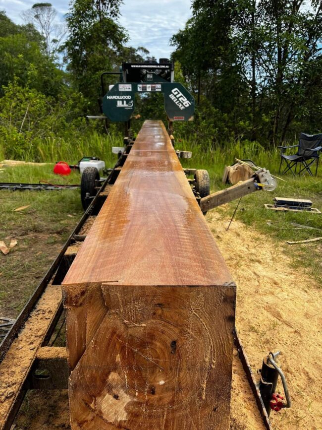 portable sawmill trailer model a