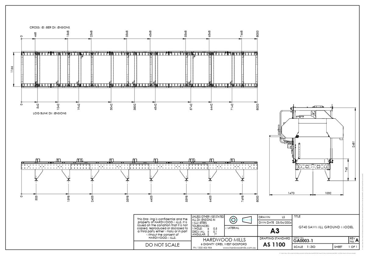 GT40 Sawmill footprint